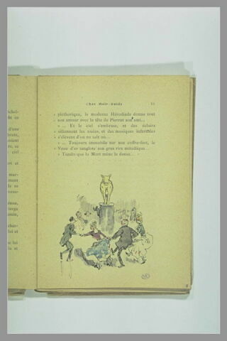 Page 15 du Chat Noir - Guide : figures dansant autour du Veau d'or