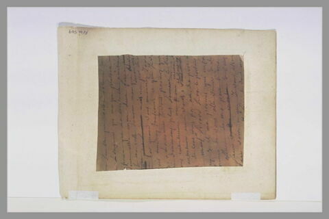 Lettre manuscrite