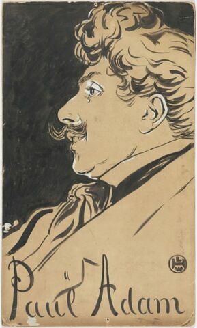 Portrait de Paul Adam, en buste