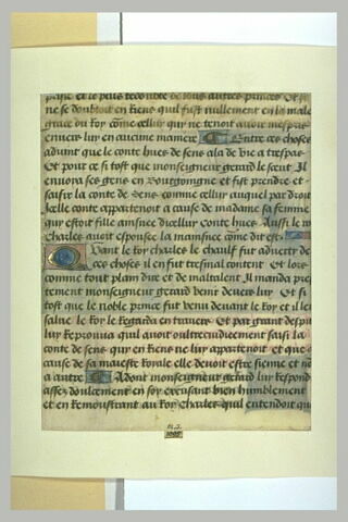 Texte manuscrit, image 2/2