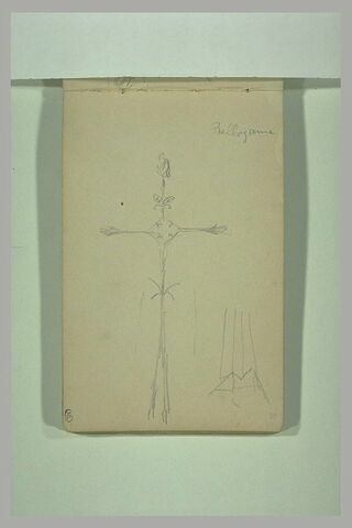 Croquis d'un crucifix