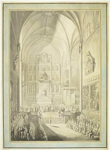 Le Serment de Ferdinand VII, dans l'église San Jeronimo el Real