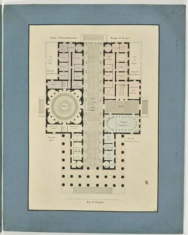 Paris, Temple du Commerce sur l'emplacement de la Madeleine