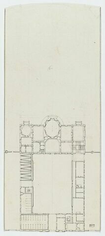 Paris, Hôtel de Bourbon-Condé : plan