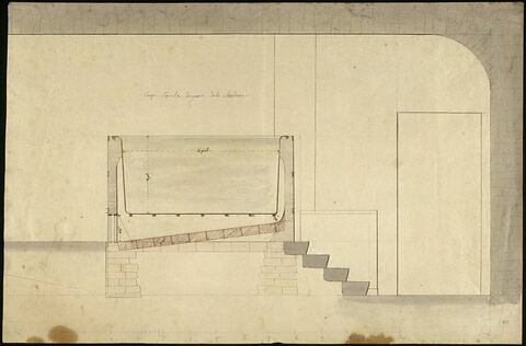 Paris, Hôtel de Besenval, Nymphée souterrain à l'antique