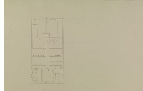 Romainville, Château : plan de l'un des niveaux