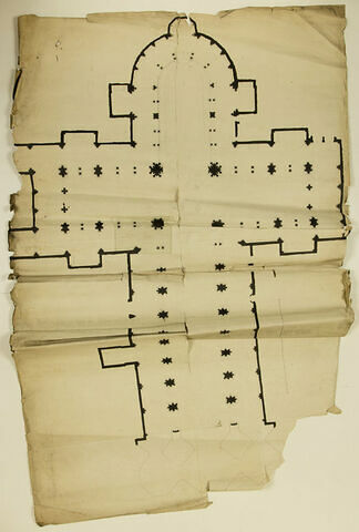 Arras, Cathédrale : plan d'ensemble