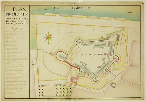 Nantes, Château : plan général