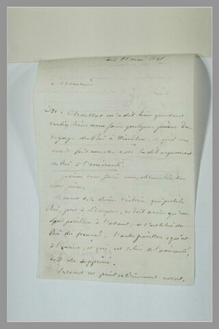 Lettre manuscrite, image 2/2