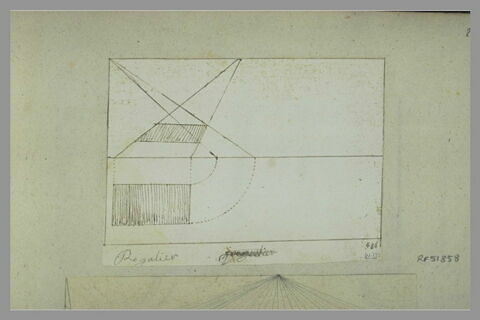 Croquis géométrique en perspective