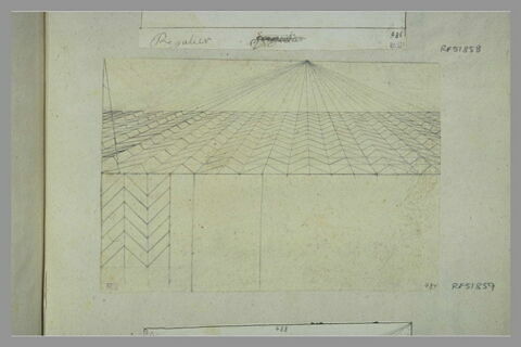 Croquis géométrique en perspective