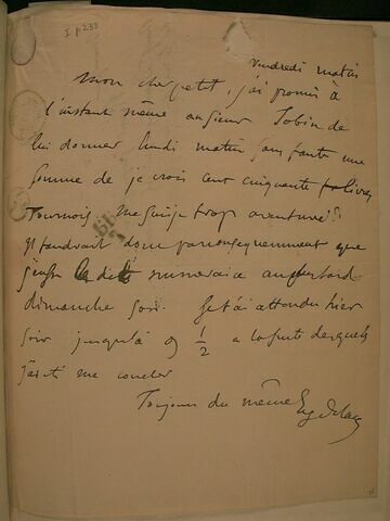 (12 décembre 1828), (Paris ?), à J.B. Pierret