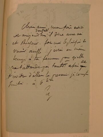 (3 juillet 1841), (Paris), à J.B. Pierret