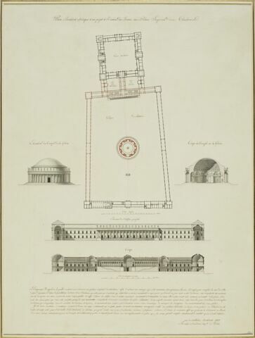 Projet de réunion du Louvre au Palais Impérial des Tuileries, image 1/1