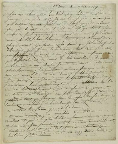 10 mars 1827, Rome, à Abel Osmond, image 2/4