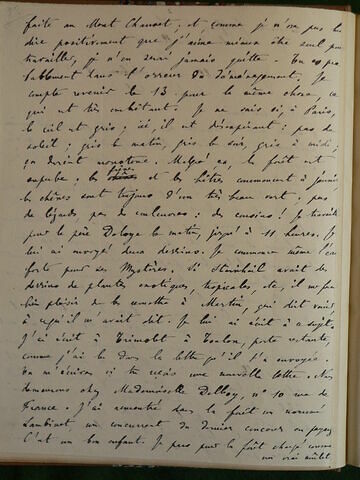 (5 octobre 1843), (Fontainebleau), à M. Geoffroy Dechaume, image 2/12