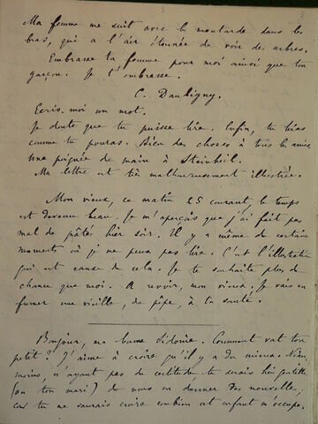 (5 octobre 1843), (Fontainebleau), à M. Geoffroy Dechaume, image 3/12