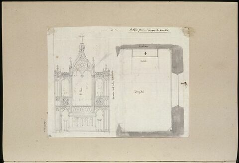 Boiseries de l'autel de la chapelle Saint-Clair à Nantes, image 2/2