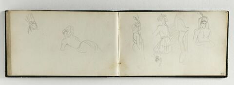 Deux croquis d'indiens Ojibwas, image 2/2