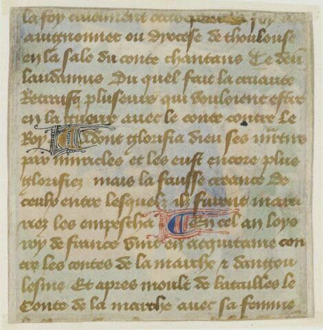 Texte manuscrit