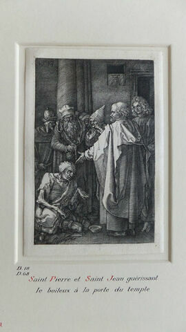 Saint Pierre et saint Jean guérissant le boiteux à la porte du Temple, image 2/3