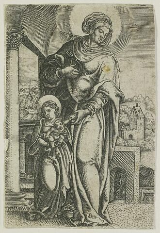 La Vierge et sainte Anne