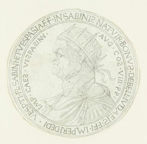 L'empereur Vespasien (médaille)