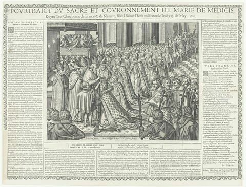 Sacre et couronnement de Marie de Médicis