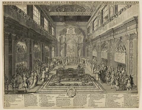 Mariage de Charles II avec Marie Louise d'Orléans