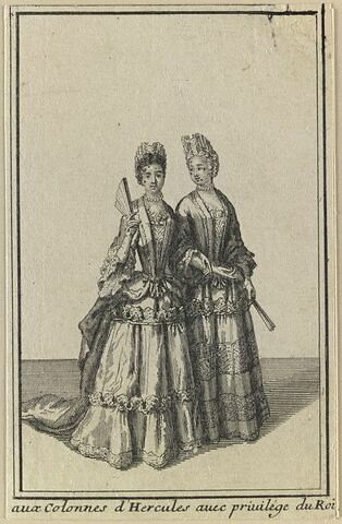 Costumes d'hommes et de femmes de l'époque Louis XIV