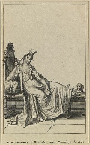 Costumes d'hommes et de femmes de l'époque Louis XIV