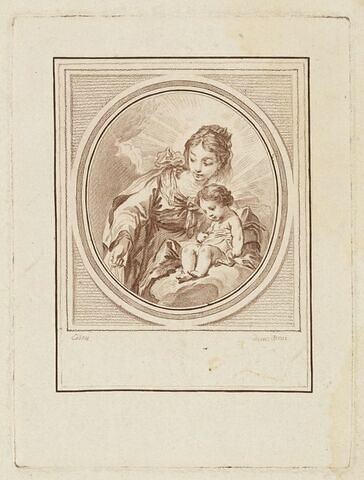 La Vierge et l'enfant Jésus, image 1/1