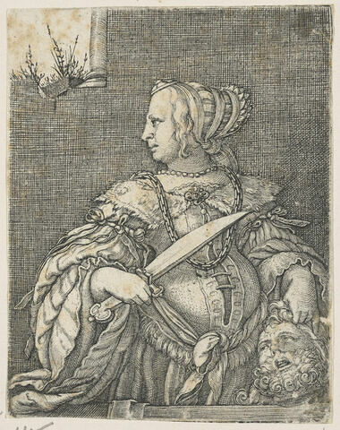 Judith de profil