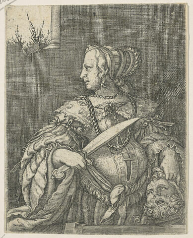 Judith de profil