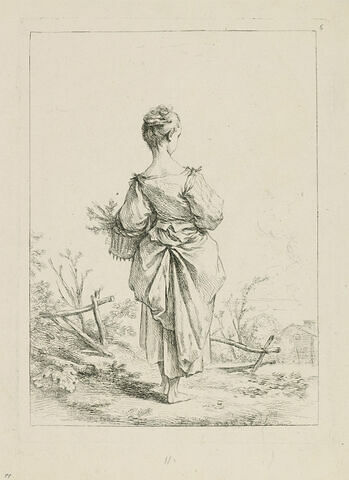 Jeune fille vue de dos