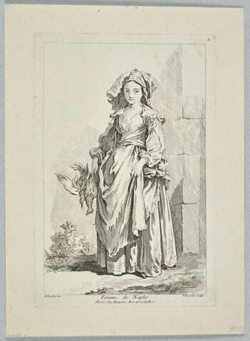 Recueil de diverses figures étrangères : Femme de Naples