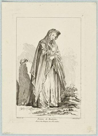 Recueil de figures étrangères : Femme de Boulogne