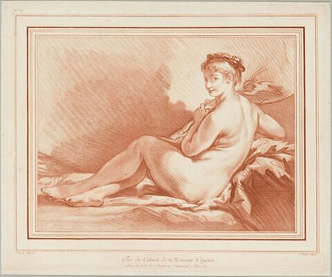 Femme nue assise