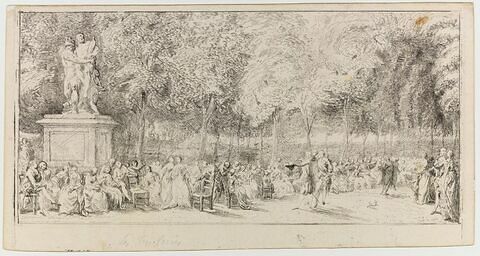 Le spectacle des Tuileries : Les chaises