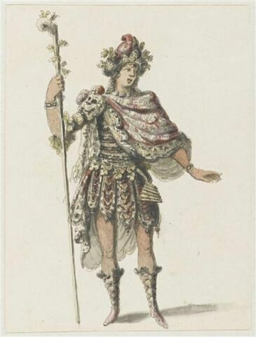 Costume d'un suivant de Polyphème pour 'Acis et Galatée'