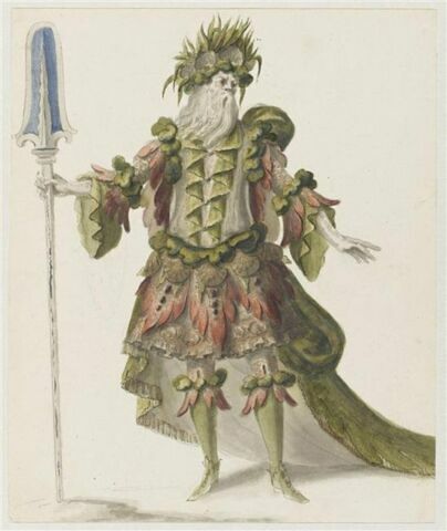 Costume du Fleuve Sangar pour l'acte IV d'"Atys"