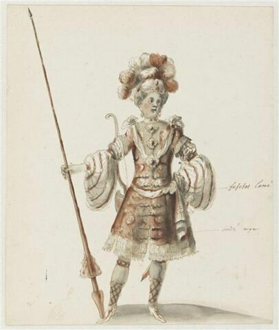 Costumes des Fêtes, Mascarades. Théâtres, etc., de Louis XIV