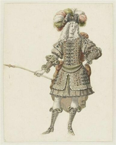 Costume pour les bergers de l'acte V d'"Alceste"