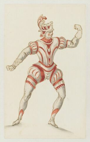 Costume de lutteur pour le « Ballet du roi, dit Ballet d'Apollon »