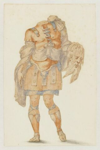 Costume d'Holopherne ou de Goliath, vu de face