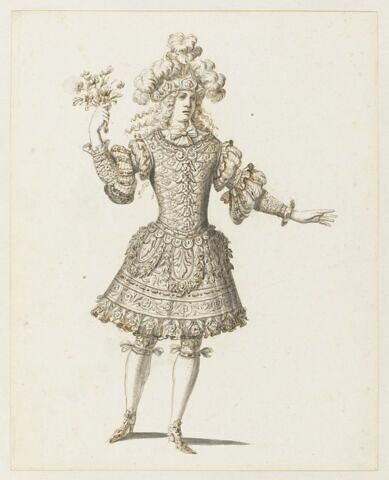 Personnage pour le ballet du "Triomphe de l'Amour"