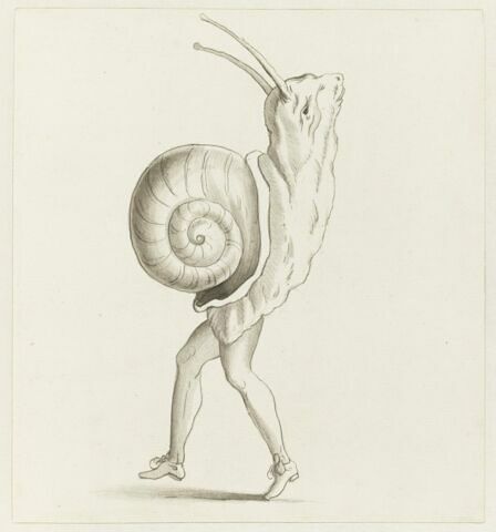 Costume-machine d'un escargot