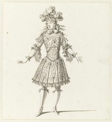 Costume pour un combattant du 'Triomphe de l'Amour'