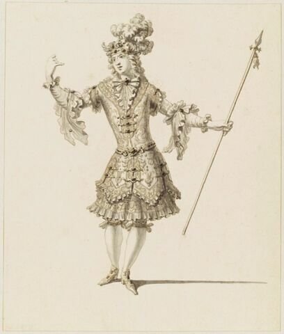 Costume pour Endymion dans 'Le Triomphe de l'Amour'