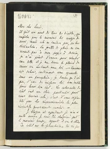 16 octobre 1883, Fère-en-Tardenois, à Louis de Launay